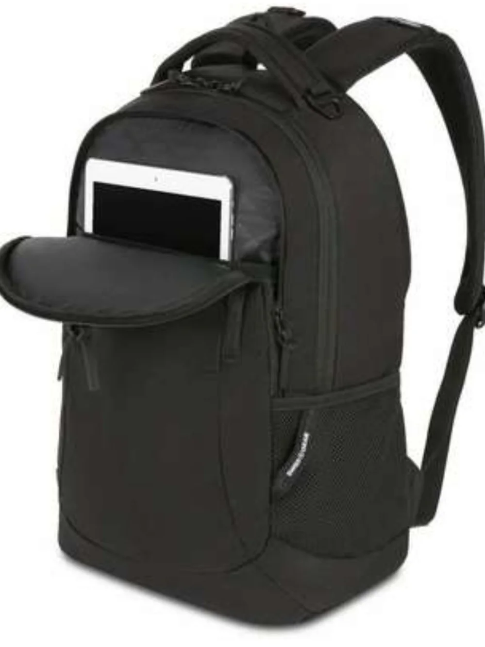 NWOT-SwissGear Black Laptop Up To 16in Backpack #5532-TTA Compliant-